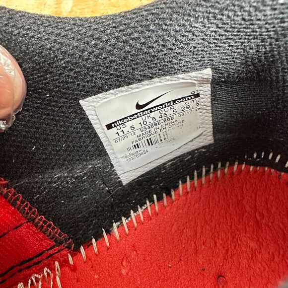 Nike Air Max+ 2013 'Pimento' Red Rare Shoe Men's Size 11.5 554886-600 - Picture 7 of 7